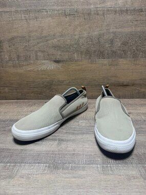 Columbia PFG Dorado Slip II Tan Canvas Shoes Men's Size 13